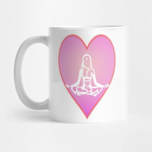 Yoga Heart Mug